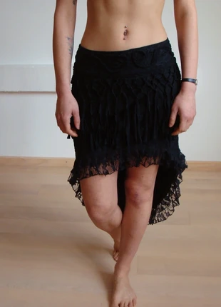 Schwarzer Festival Rock Vokuhila , brand: Ohne, condizioni: Ottime, taglia: Taglia unica, €35.00, €37.45 include la Protezione acquisti