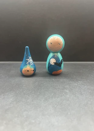 Pegdolls Helloween, marque: Handgemaakt, état: Neuf sans étiquette, 9,00 €, 10,15 € Protection acheteurs incluse