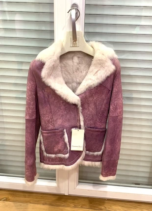 Giacca pregiata viola e bianca, marca: Eleonora Pucci, estado: Novo com etiquetas, tamanho: M / 38 / 10, €180.00, €189.70 inclui Proteção do Comprador