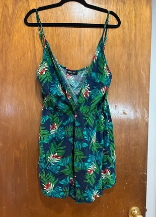 bloom chic green floral romper size 2XL, brand: Bloomchic, condition: Very good, size: XXL / UK 24-26, £18.95, £20.60 includes Buyer Protection