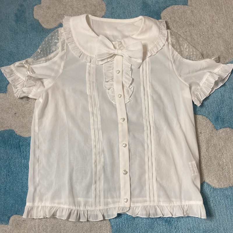 To Alice Kawaii Lolita Bow Blouse 2