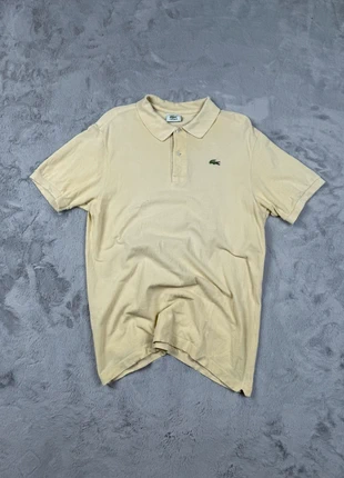 Polo Lacoste Jaune Pâle Made in Spain | Taille 4 S | Logo Crocodile Brodé | Polo Piqué Vintage Homme, marke: Lacoste, zustand: Gut, größe: L, 14,00 €, 15,40 € inklusive Vinted-Käuferschutz