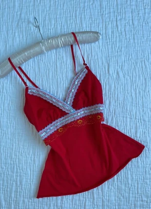 Débardeur rouge, estado: Muito bom, tamanho: S / 36 / 8, €25.00, €26.95 inclui Proteção do Comprador Pro