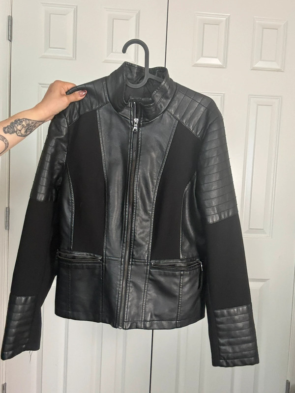 Faux leather jacket 1