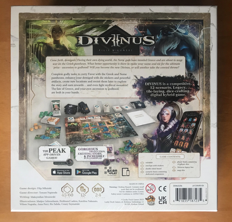 Divinus - Gioco da Tavolo - Board Game - Kickstarter KS - New Sealed - Nuovo 2