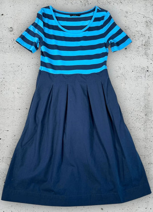 Robe Cos rayée bleu marine et turquoise taille XS 34 6, brand: COS, condizioni: Ottime, taglia: XS / IT 38 / EU 34, €22.00, €23.80 include la Protezione acquisti Pro
