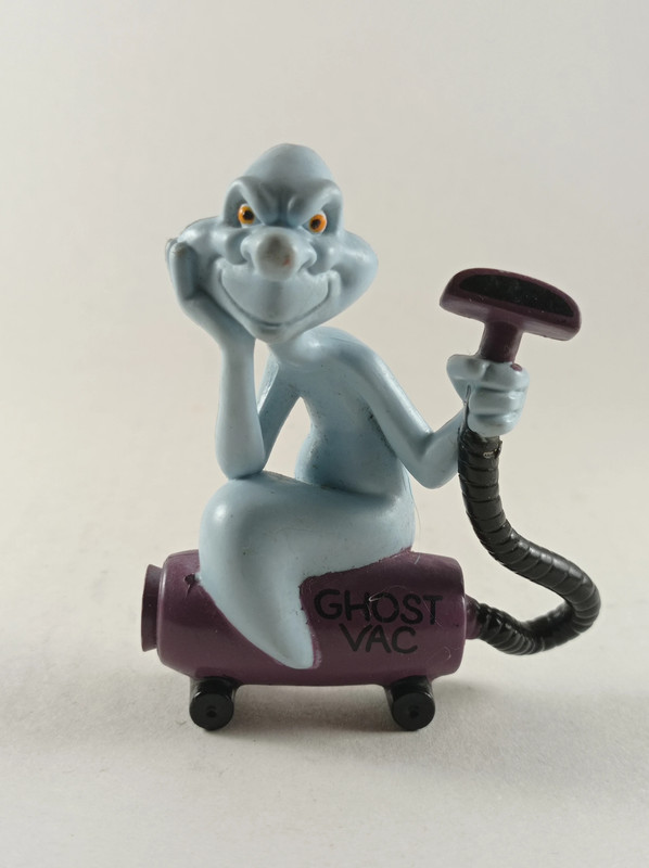 Figurine Vintage Quick Casper Le Fantôme avec Aspirateur Ghost Vac 1994 Amblin Tyco Playtime 8 cm 1