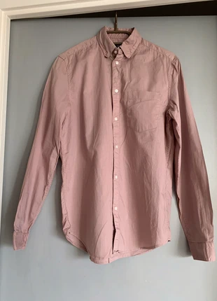 Chemise coton rose pale H&M, marque: H&M, état: Bon état, taille: XS, 1,00 €, 1,75 € Protection acheteurs incluse