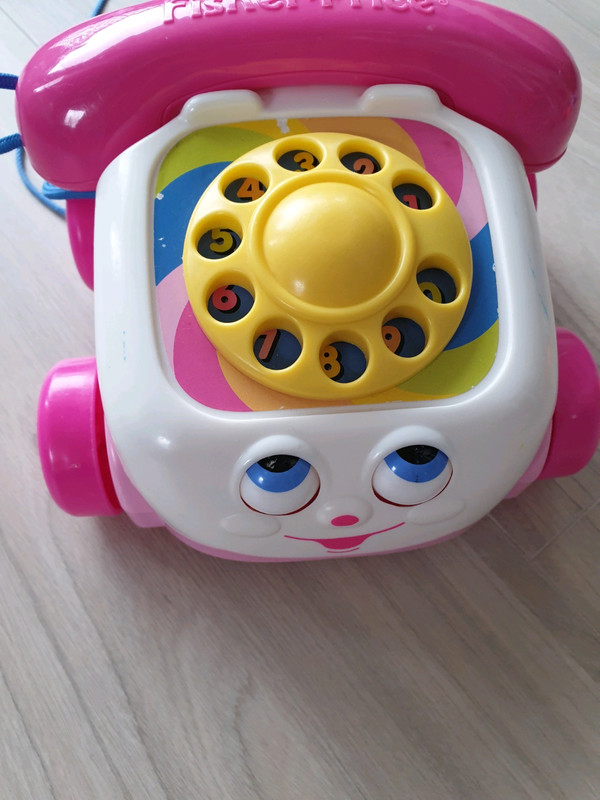 Telephone Fisher Price Rose A Tirer Vinted