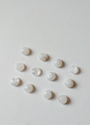 Lote 12 x cabochão pedra da Lua arco-Íris redondo, marca: lithotherapie, estado: Satisfatório, €5.00, €5.95 inclui Proteção do Comprador