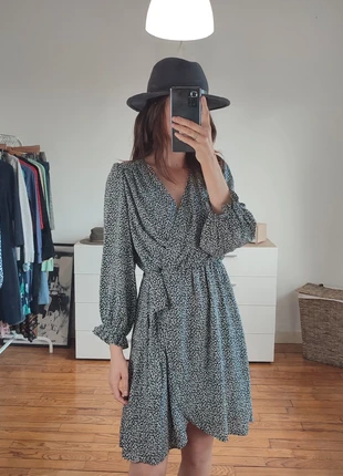 Superbe robe portefeuille à motifs Edji, taille S/M, brand: EDJI, condition: Very good, size: S / 36 / 8, €25.00, €26.95 includes Buyer Protection Pro