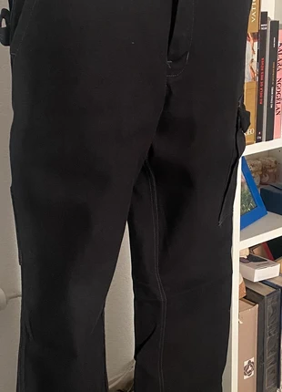 Pantalon Noir coupe Droite - Cargo - carpenter- workwear - Femme - Taille 36 ., merk: P.B.V, staat: Heel goed, maat: S / 36 / 8, € 18,00, € 19,60 inclusief Kopersbescherming