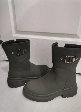 Bottes biker vert kaki – neuves – pointure 41, marque: sans marque, état: Neuf sans étiquette, taille: 41, 25,00 €, 26,95 € Protection acheteurs incluse