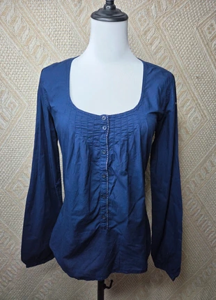 Blouse Napapijri bleu manches longues broderie et logo au dos taille S, marque: Napapijri, état: Très bon état, taille: S / 36 / 8, 7,00 €, 8,05 € Protection acheteurs incluse
