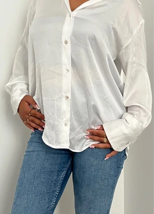 Chemise en satin, brand: Zara, condition: Very good, size: S / 36 / 8, €6.00, €7.00 includes Buyer Protection