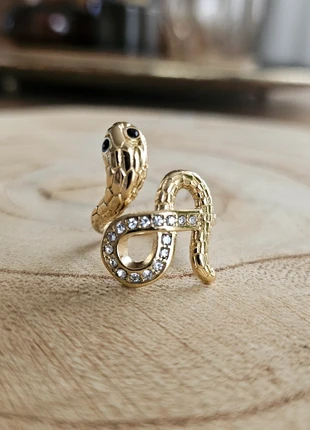 Anillo serpiente. Acero inoxidable. Ajustable, marque: Smile, état: Très bon état, taille: Ajustable, 7,50 €, 8,58 € Protection acheteurs incluse