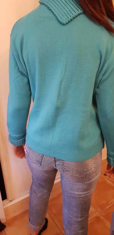 Pull turquoise  2