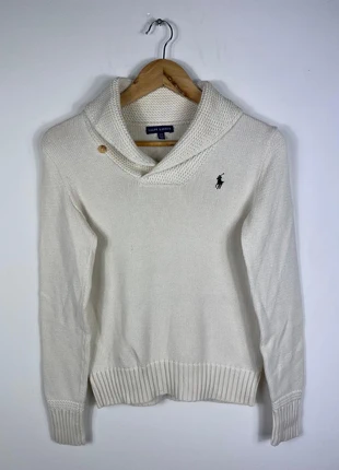 Pull D’hiver Ralph Lauren Col Haut Blanc, brand: Ralph Lauren, condition: Very good, size: M / 38 / 10, €39.00, €41.65 includes Buyer Protection Pro