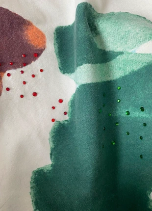 Vestido branco da Desigual com estampado de cores e brilhos, marque: Desigual, état: Très bon état, taille: M / 38 / 10, 10,00 €, 11,20 € Protection acheteurs incluse