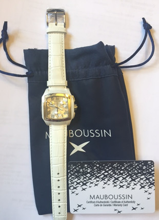 Montre mauboussin ceramique discount blanche