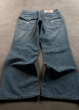 True Religion Vintage Jeans Baggy Flared Bootcut Pasha Style Sommer Y2K Style low waist  | 1045, brand: True Religion, condizioni: Ottime, taglia: M / IT 42 / EU 38, €59.99, €63.69 include la Protezione acquisti