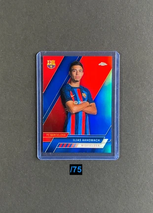 2022-23 Topps Chrome Club Set Ilias Akhomach FC Barcelona Numbered /75, merk: Topps, staat: Nieuw zonder prijskaartje, € 1,99, € 2,79 inclusief Kopersbescherming