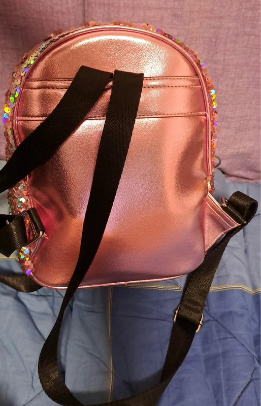 Zaino Rose Gold Paillettes Arcobaleno di Primark Vinted