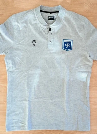 Polo sans col AJ Auxerre, brand: Macron, condition: Very good, size: L, €17.00, €18.55 includes Buyer Protection