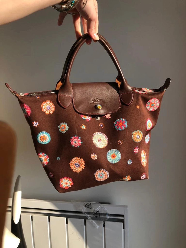 Besace sales longchamp toile