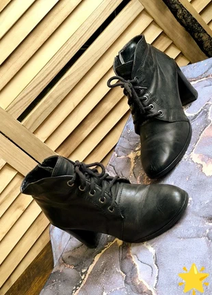 💠💠Bottines noires à talons en cuir véritable Via Uno Made in Brazil taille 38 💠, marque: VIA UNO, état: Bon état, taille: 38, 13,20 €, 14,56 € Protection acheteurs (Pro) incluse