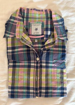 Camicia a scacchi colorata, marca: Marie Lund, estado: Muy bueno, tamaño: XL / 42 / 14, 5,00 €, 5,95 € Protección al comprador incluida