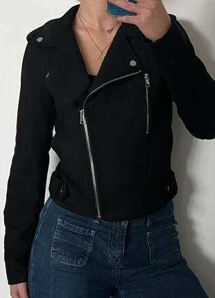 Blouson Perfecto XS (34) Vintage Dressing Noir Zippé Biker Tendance, brand: Vintage Dressing, condition: Very good, size: XS / 34 / 6, €15.00, €16.45 includes Buyer Protection