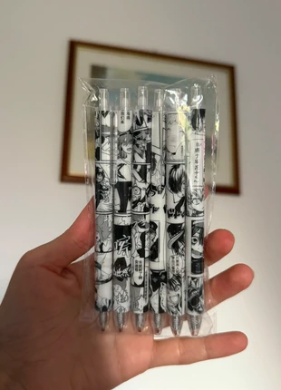 Set 6 penne manga fumetti, brand: StationeryKawaii, condizioni: Nuovo con cartellino, €5.00, €5.95 include la Protezione acquisti