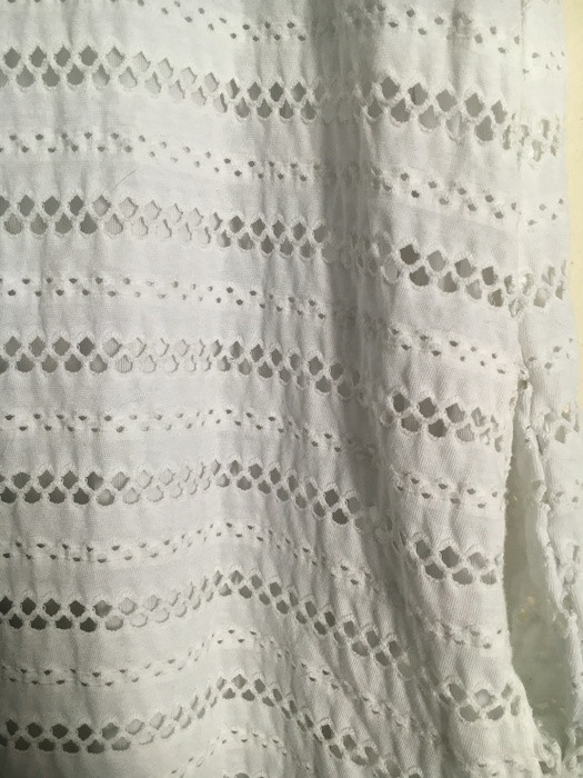 Robe NEUVE style crochet blanche doublée ZARA taille M 3