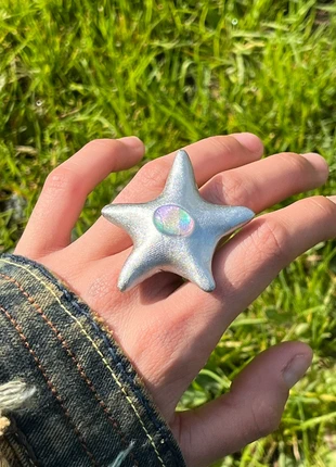 Bague étoile, marque: CHROME, état: Neuf sans étiquette, taille: 17,7 mm, 14,99 €, 16,44 € Protection acheteurs incluse