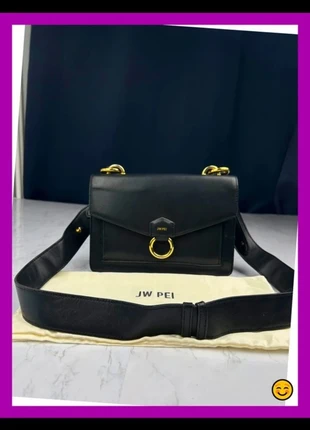 Sac à bandoulière JW PEI noir pour femme, brand: JW PEI, condizioni: Buone, €34.00, €36.40 include la Protezione acquisti