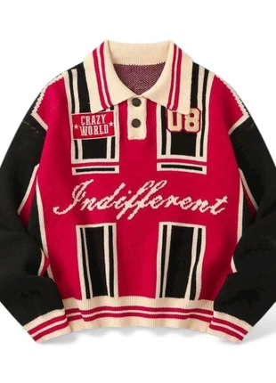 Sweat Rouge Homme Vintage Streetwear Casual Gothique Y2k - Taille M, brand: Vintage Dressing, condition: Very good, size: M, €79.99, €84.69 includes Buyer Protection