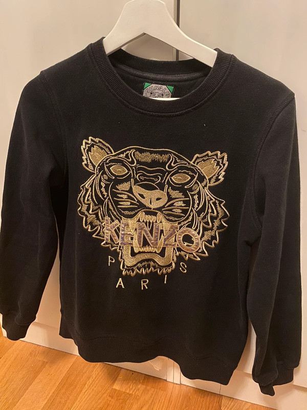 Kenzo jumper sale with gold tiger