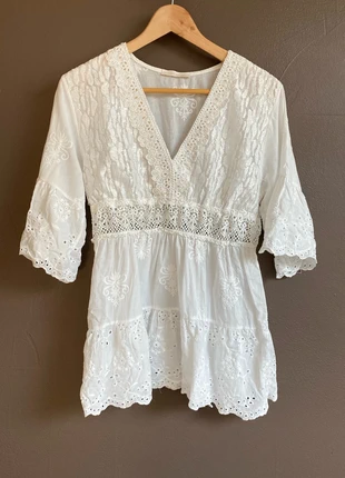 Robe Blanche, staat: Heel goed, maat: XS / 34 / 6, € 4,00, € 4,90 inclusief Kopersbescherming
