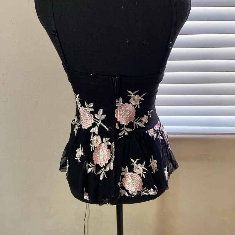 Floral bustier top 3