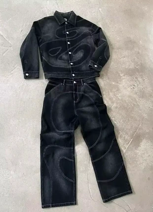 Unisex mixed aesthetic JNCO gothic outfit with beautiful vintage Y2K design, brand: y2k, condition: New without tags, size: L, €75.00, €79.45 includes Buyer Protection