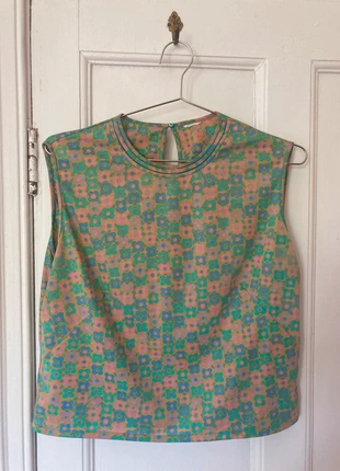 60s floral top, brand: Vintage Dressing, condition: Good, size: M / 10, £18.00, £19.60 includes Buyer Protection