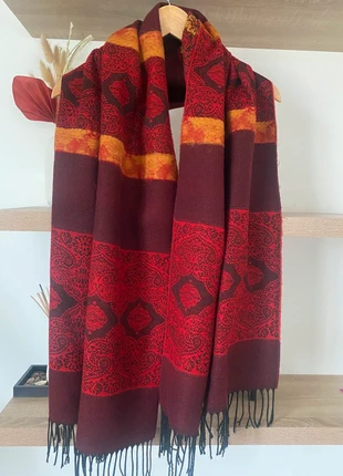 Écharpe chaude vintage mixte bordeaux rouge, brand: Vintage Dressing, condizioni: Ottime, €8.00, €9.10 include la Protezione acquisti