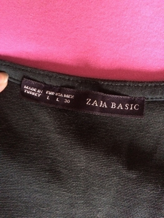 T shirt Zara vert taille L correspond à un M 5
