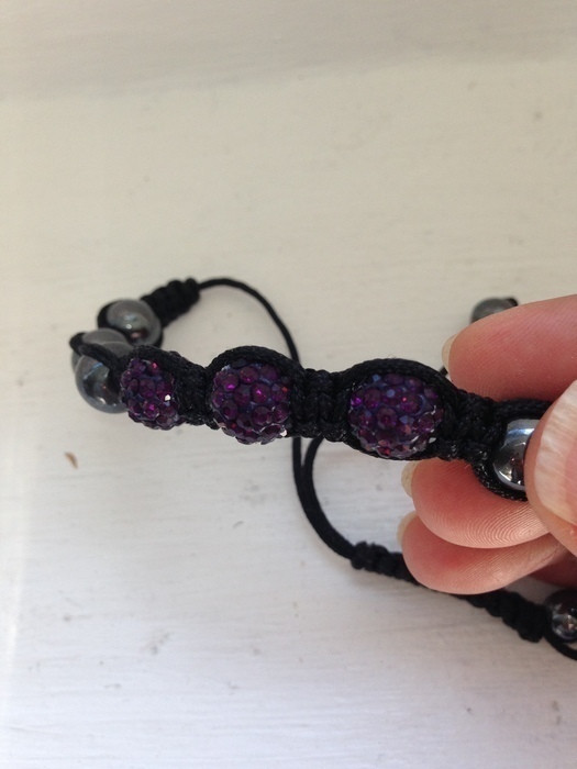 bracelet fantaisie avec perles et corde 2