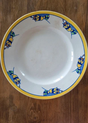 Assiette de présentation en porcelaine, marque: BOCH, état: Bon état, 3,00 €, 3,85 € Protection acheteurs incluse