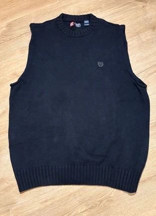 Pull Sans Manche Bleu Marine Grosse Maille CHAPS | Taille XL |, marca: CHAPS, estado: Muito bom, tamanho: XL, €15.00, €16.45 inclui Proteção do Comprador