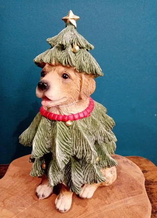 Statue Chien de Noël, marca: wurm, estado: Muy bueno, 22,50 €, 24,33 € Protección al comprador Pro incluida