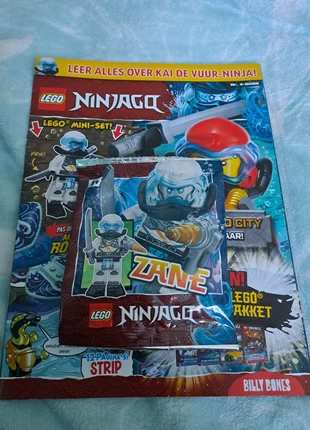 Magazine lego ninjago Nederlands nr 4 2022 met legoset zane (foil pack), état: Très bon état, 8,50 €, 9,63 € Protection acheteurs incluse