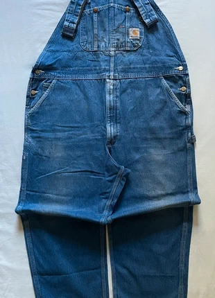 Salopette en jean carhartt / couleur bleu / combinaison / taille XXXL homme, brand: Carhartt, condizioni: Ottime, taglia: XXXL, €49.00, €52.15 include la Protezione acquisti Pro